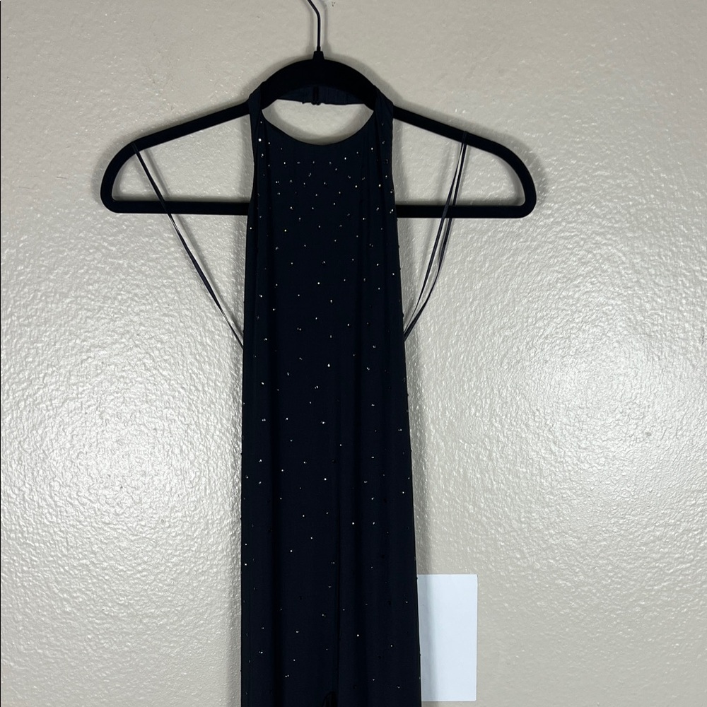(SOLD) SKIMS X Swavorski Jelly Sheer Intimates Halter Catsuit - Picture 4 of 9